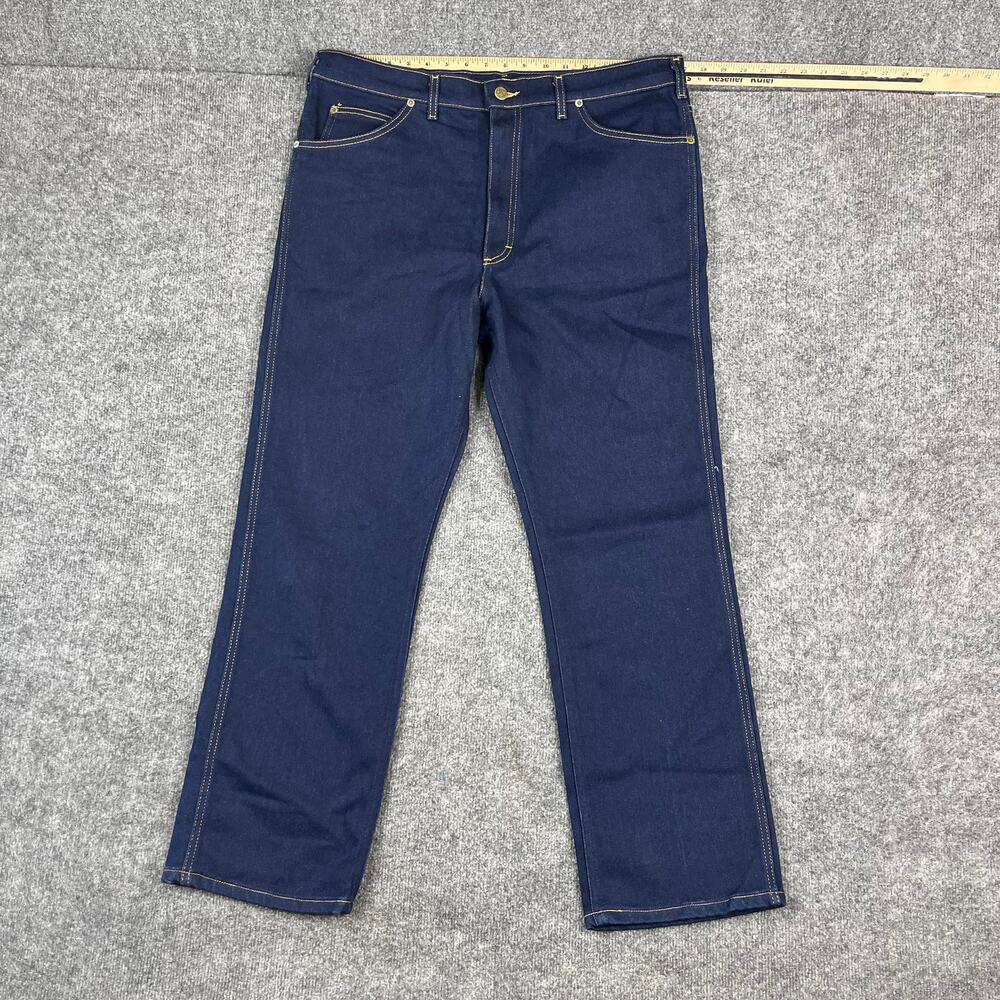 Lee Jeans Womens Size 18 Dark Wash Straight Leg Denim‎ Classic 5 Pocket